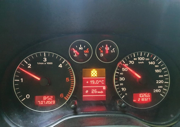 Audi A3 cena 14000 przebieg: 220000, rok produkcji 2007 z Gdańsk małe 79